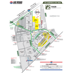 LVMS RV/Camping Map